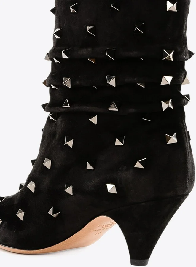 Rockstud 50 Suede Ankle Boots - Image 2
