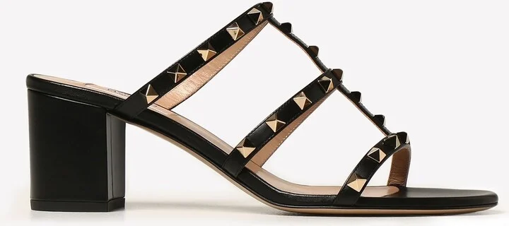 Rockstud 60 Calf Leather Sandals