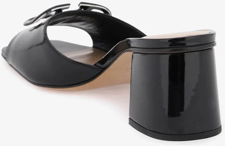 Rockstud 60 Patent Leather Mules - Image 2