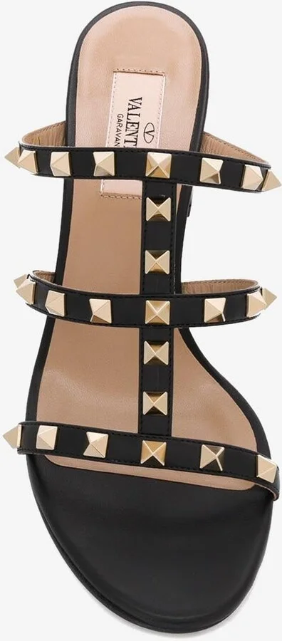 Rockstud 60 Sandals in Calf Leather - Image 2