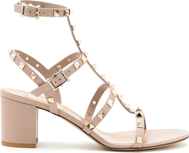Rockstud 60mm ankle-strap sandals