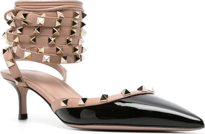 Rockstud 60mm leather pumps - Image 2