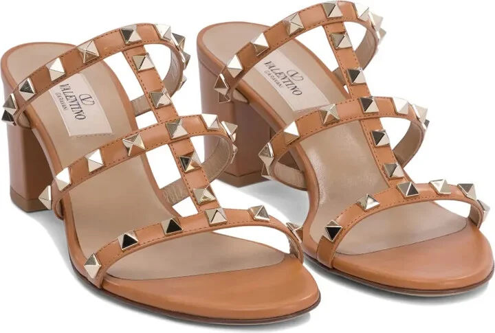Rockstud 60mm leather sandals - Image 2