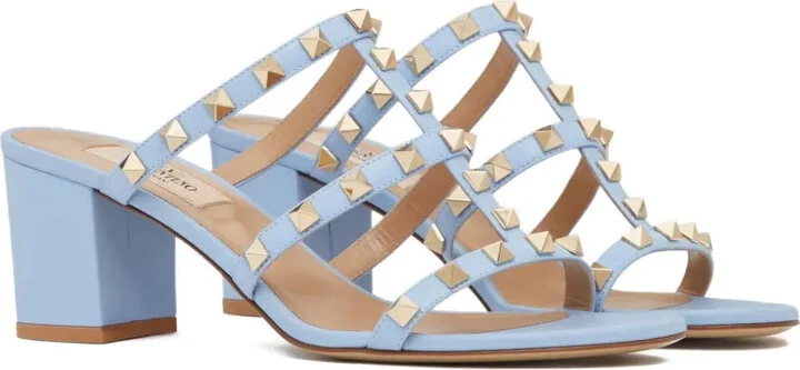Rockstud 60mm leather sandals - Image 2