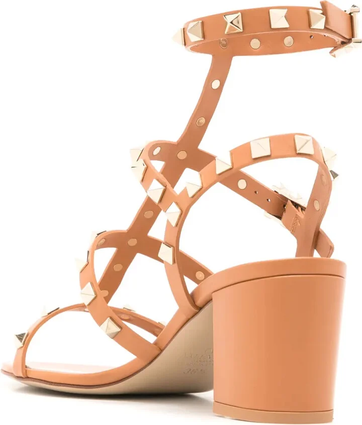 Rockstud 60mm leather sandals - Image 3