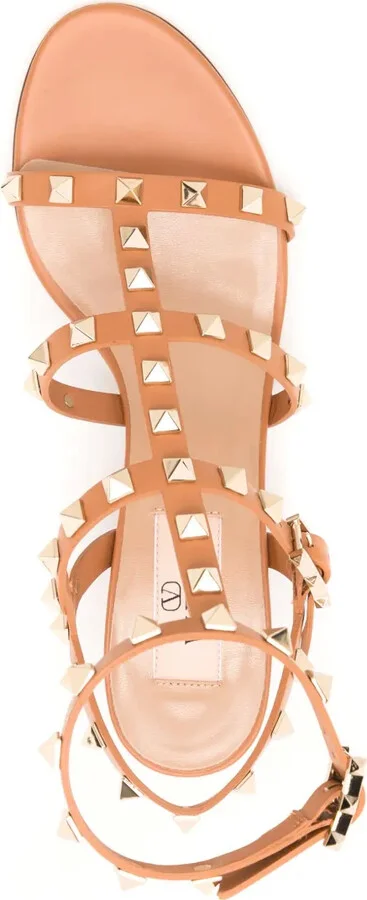Rockstud 60mm leather sandals - Image 4