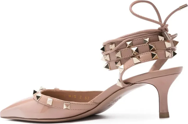 Rockstud 60mm patent-leather pumps - Image 3