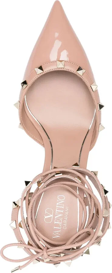 Rockstud 60mm patent-leather pumps - Image 4