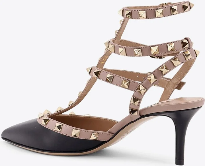 Rockstud 65 Leather Caged Pumps - Image 2