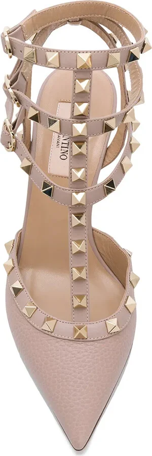 Rockstud 70mm pointed pumps - Image 4