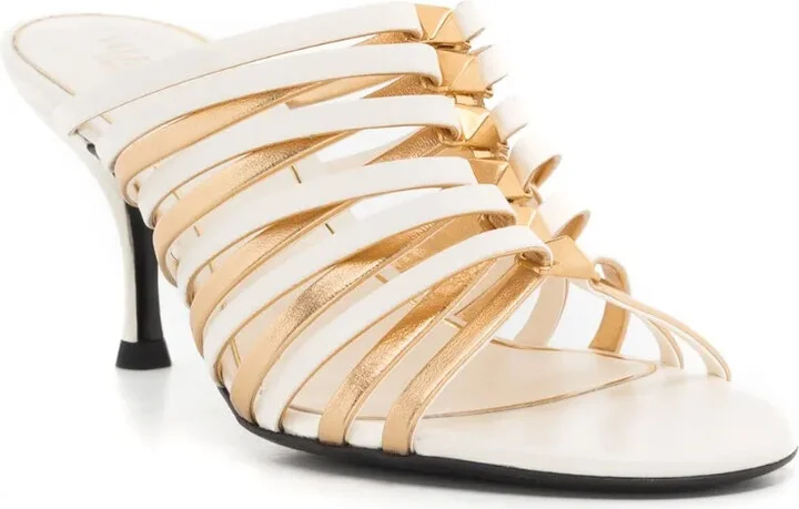 Rockstud 70mm strappy mules - Image 2