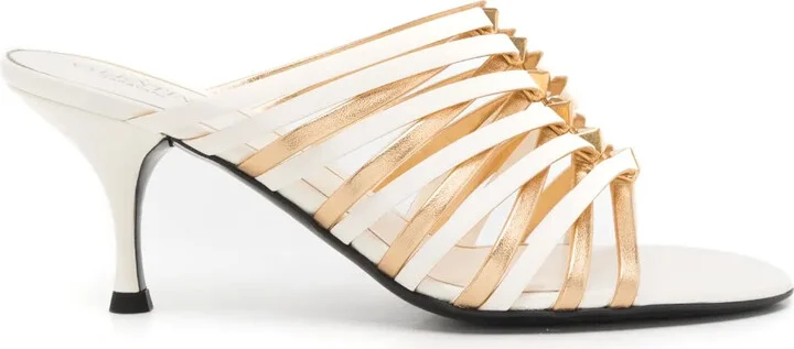 Rockstud 70mm strappy mules
