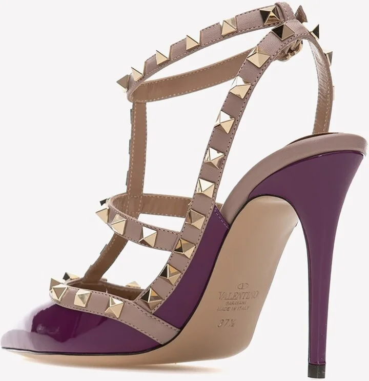 Rockstud 90 Pumps in Patent Leather - Image 2