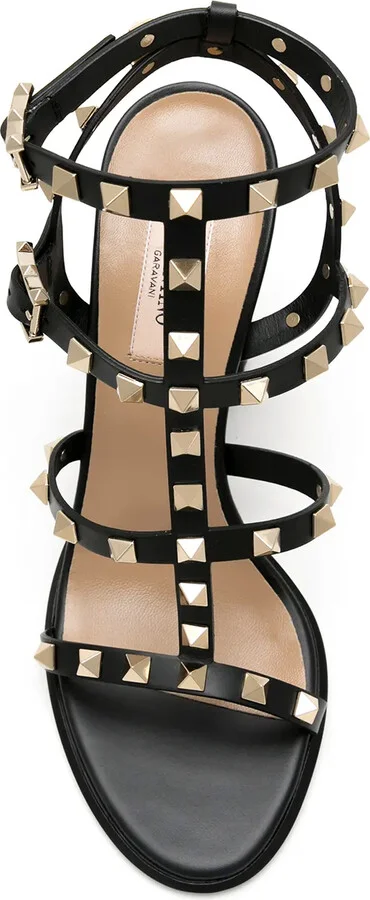 Rockstud 90mm ankle-strap sandals - Image 4
