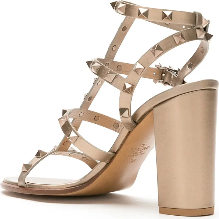 Rockstud 90mm ankle-strap sandals - Image 3