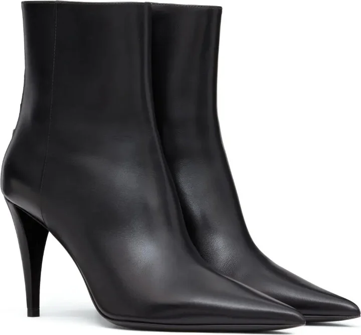 Rockstud 90mm leather ankle boots - Image 2