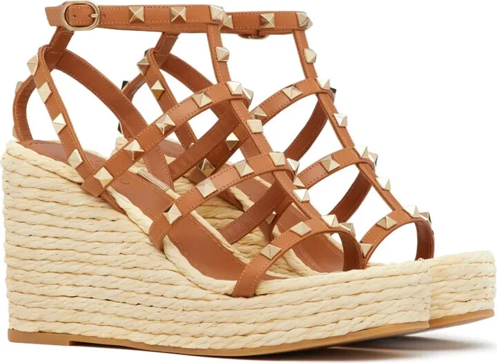 Rockstud 95mm wedge espadrilles - Image 2
