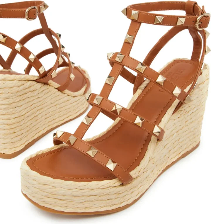 Rockstud 95mm wedge espadrilles - Image 5