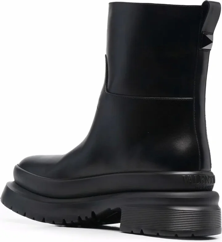 Rockstud almond-toe ankle boots - Image 3
