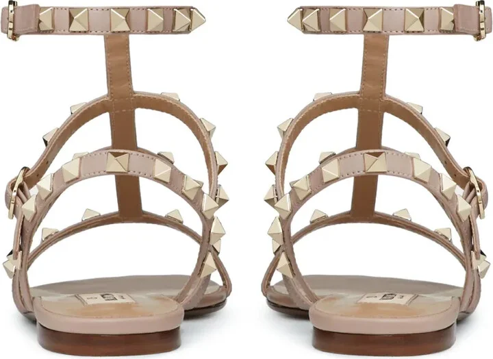 Rockstud ankle-strap flat sandals - Image 3