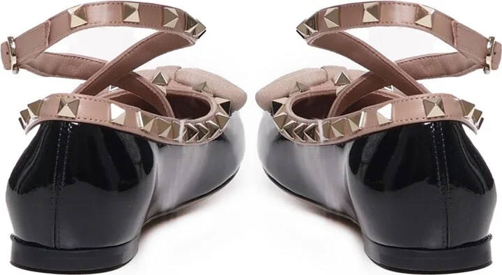 Rockstud Ballerinas In Patent Leather - Image 3