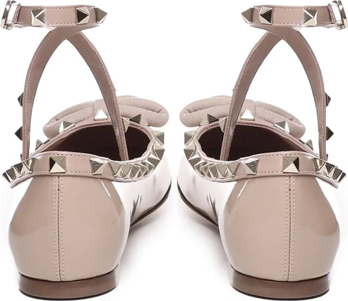 Rockstud Ballerinas In Patent Leather - Image 3