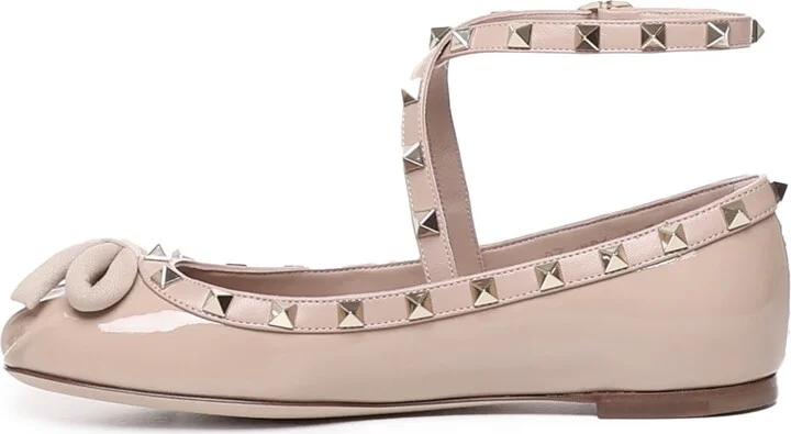 Rockstud Ballerinas In Patent Leather - Image 4