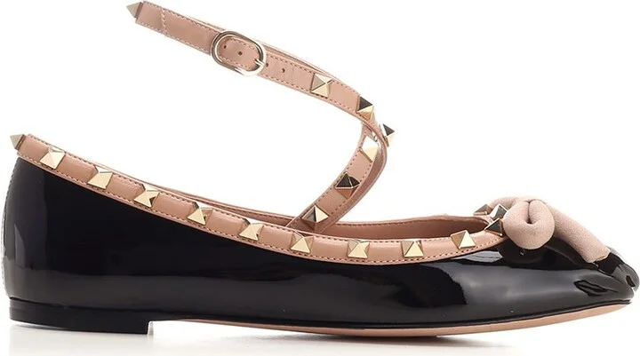 'rockstud' Ballet Flat