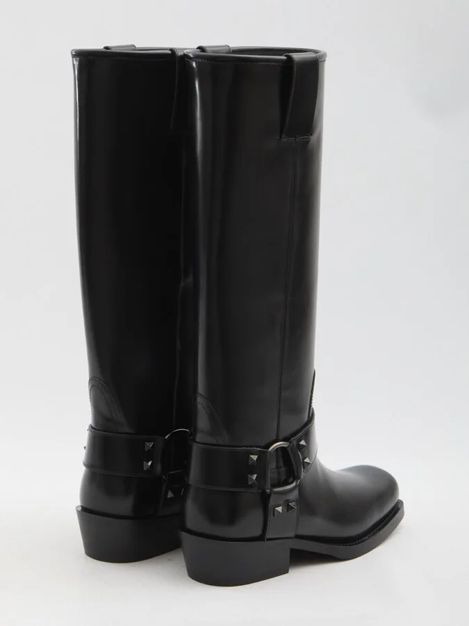 Rockstud Biker Boots - Image 3
