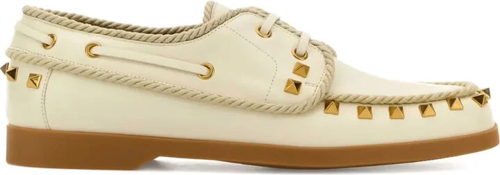 Rockstud boat shoes