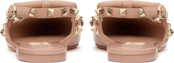 Rockstud Bow slingback ballerina shoes - Image 3