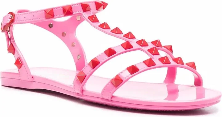 Rockstud cage flat sandals - Image 2