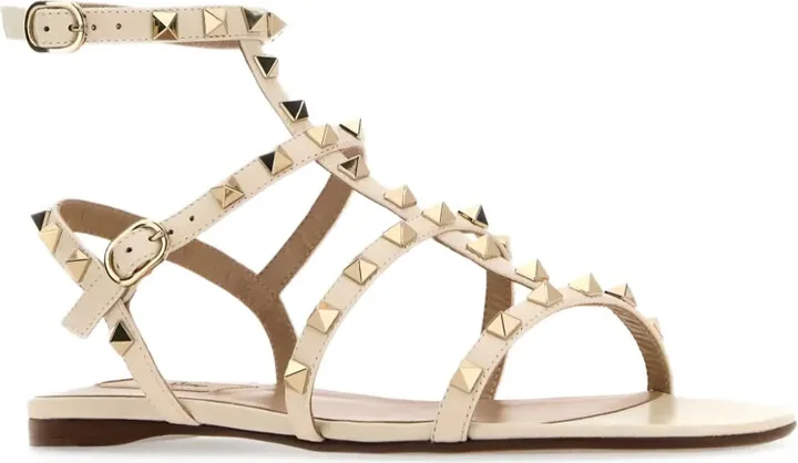 Rockstud caged flat sandals - Image 2