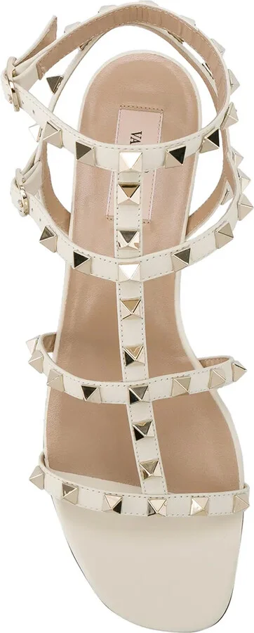 Rockstud caged flat sandals - Image 4