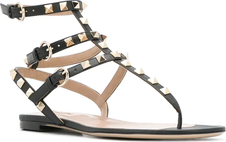 Rockstud caged flat sandals - Image 2