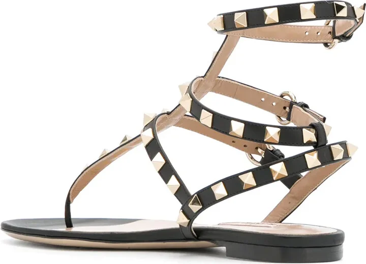 Rockstud caged flat sandals - Image 3