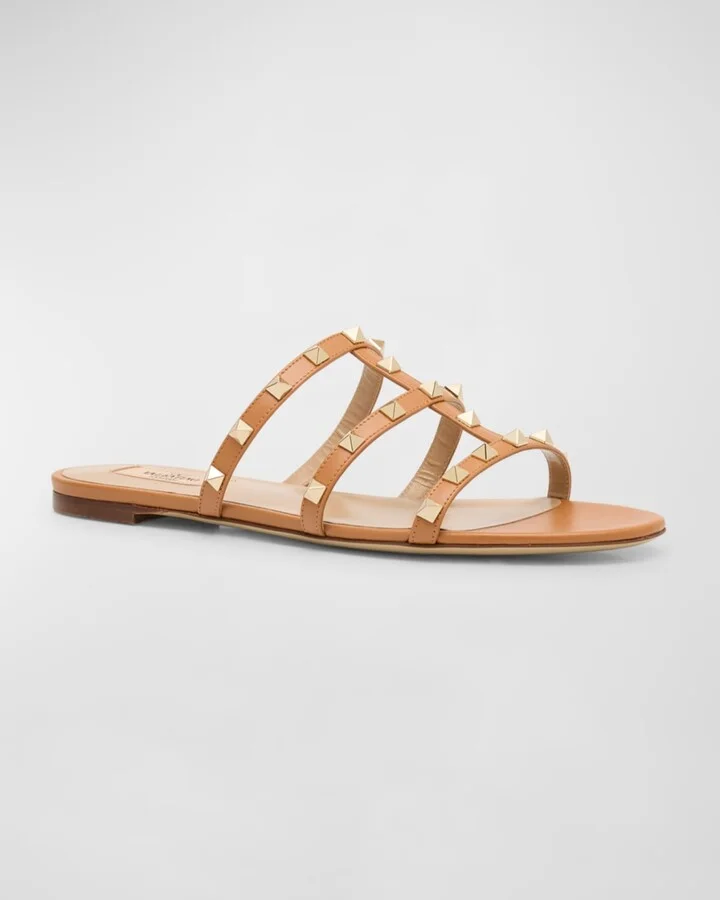 Rockstud Caged Flat Slide Sandals - Image 4