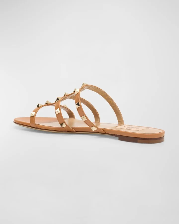 Rockstud Caged Flat Slide Sandals - Image 6