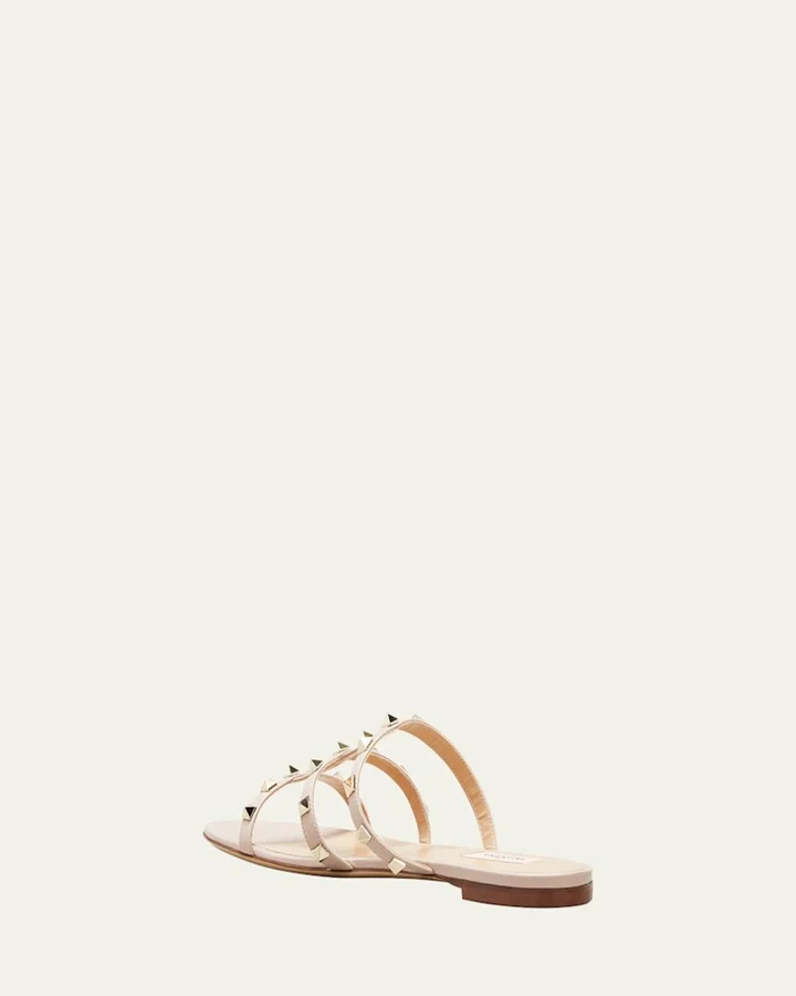 Rockstud Caged Flat Slide Sandals - Image 2