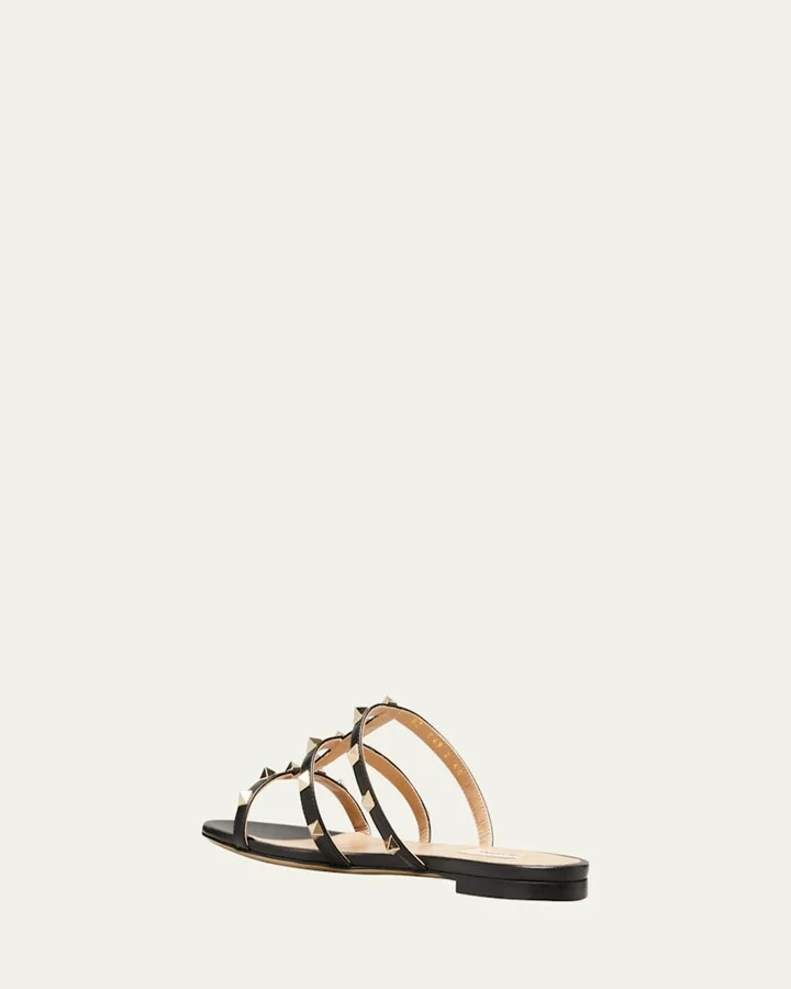 Rockstud Caged Flat Slide Sandals - Image 9