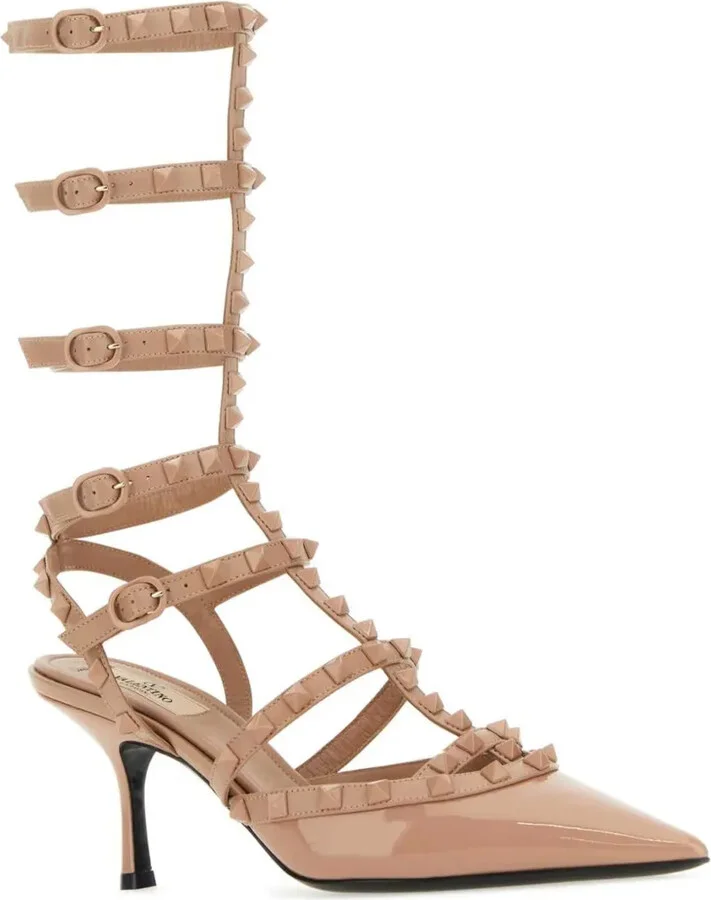 Rockstud caged leather pumps - Image 2