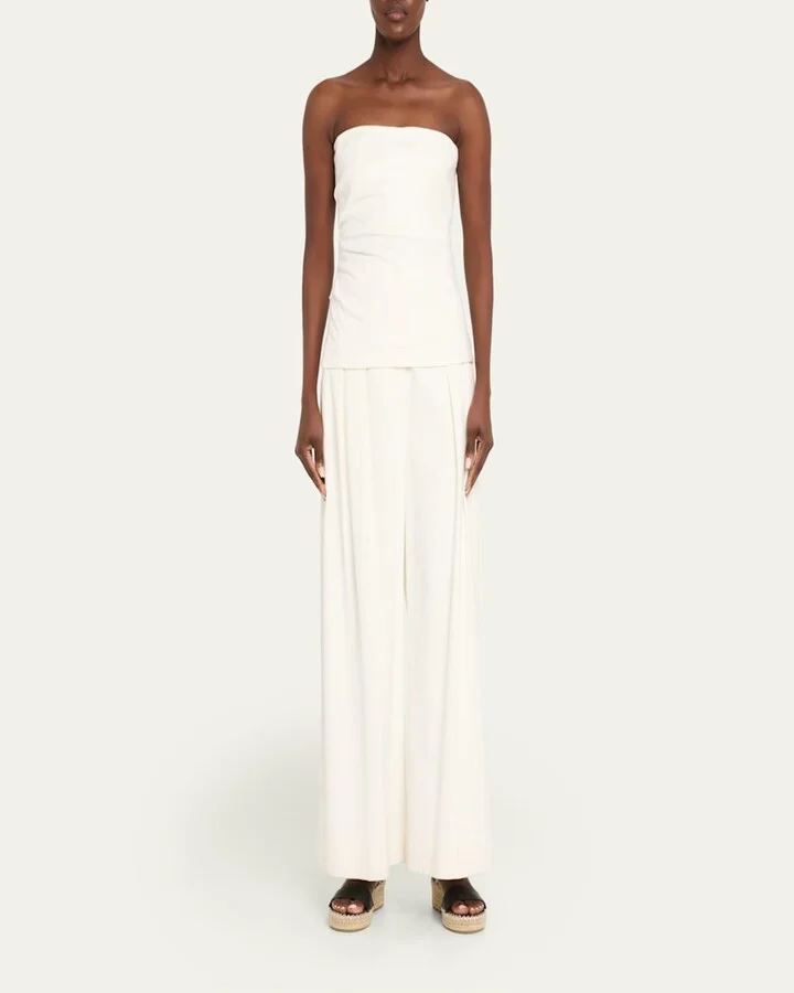 Rockstud Calfskin Flatform Espadrille Sandals - Image 5