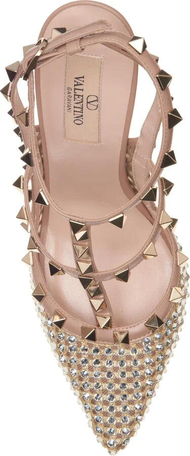 Rockstud Crystal T-Strap Pump - Image 5