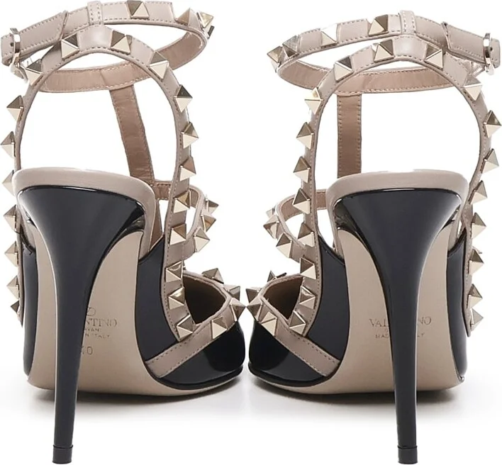 Rockstud Décolleté In Smooth Leather - Image 3