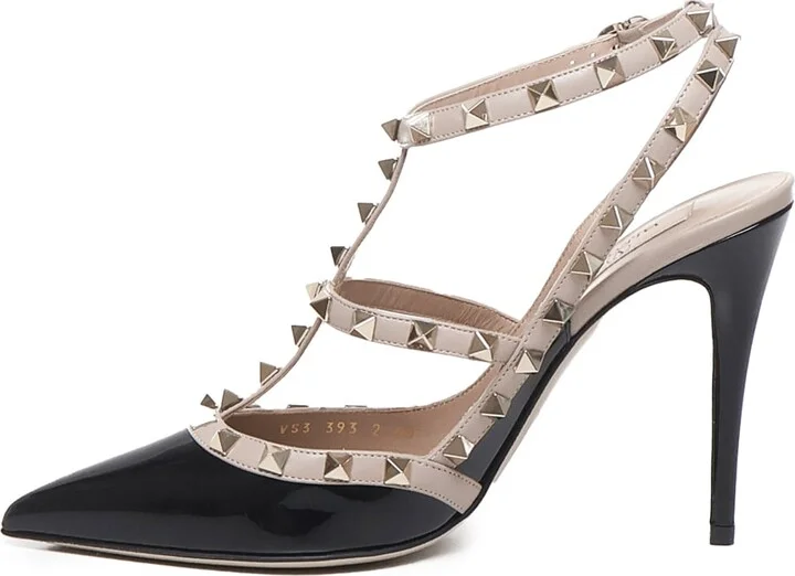 Rockstud Décolleté In Smooth Leather - Image 4