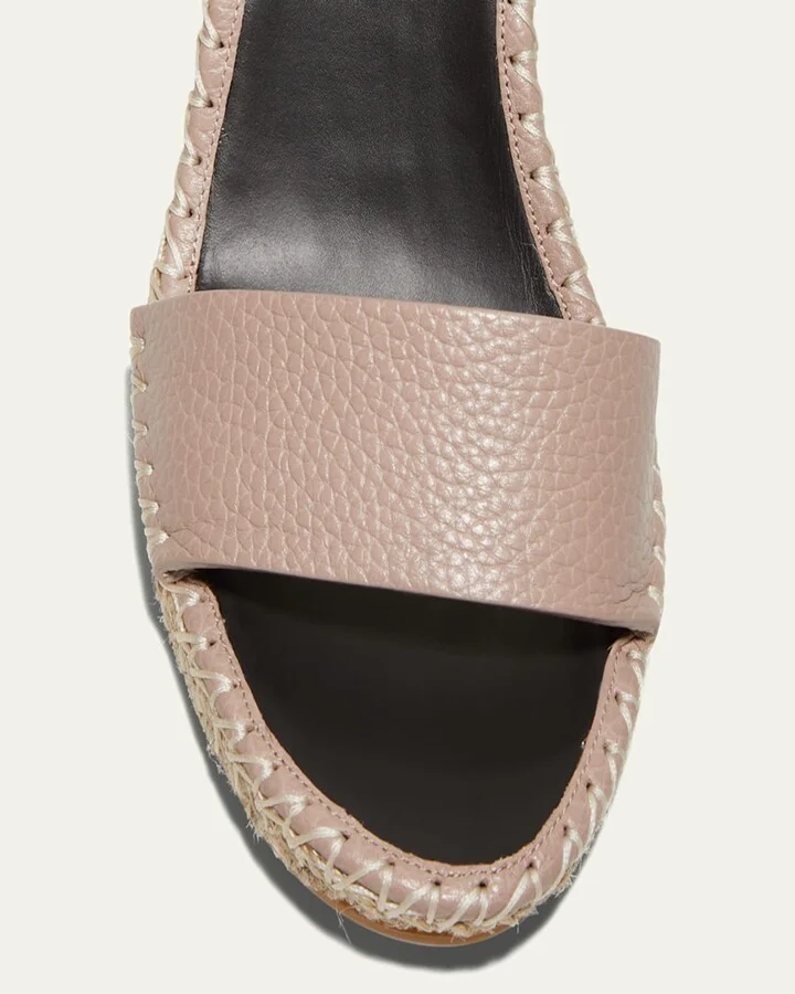 Rockstud Double Espadrille Wedge Sandals - Image 8