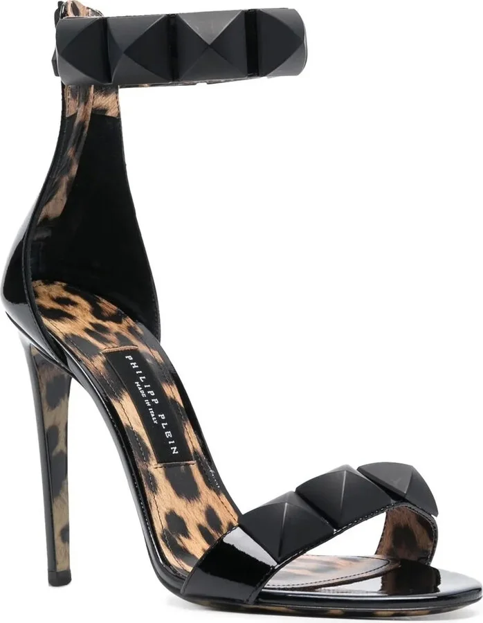 Rockstud Embellished 115mm Sandals - Image 2