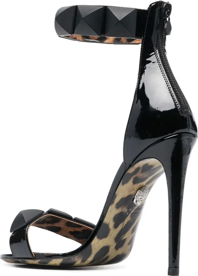 Rockstud Embellished 115mm Sandals - Image 3