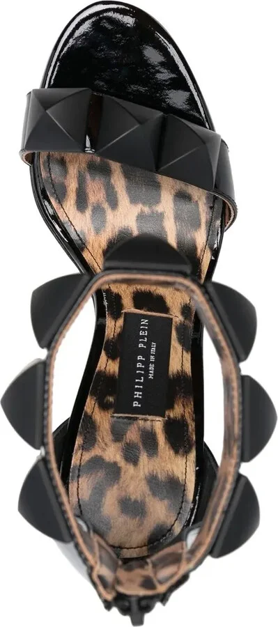 Rockstud Embellished 115mm Sandals - Image 4
