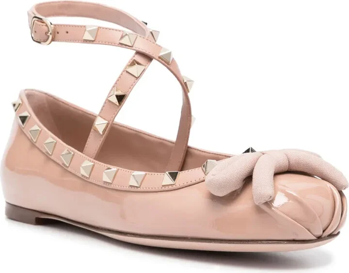 Rockstud-embellished ballerina shoes - Image 2